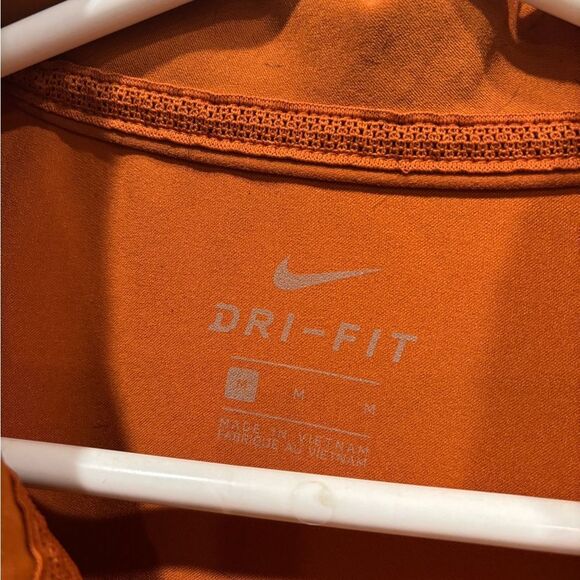 Nike Texas Longhorns Men's Polo Shirt Size Medium Golf Performance UT Orange - Picture 3 of 5
